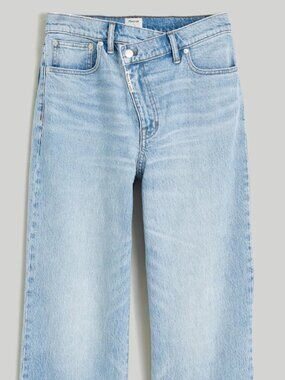 NWT MADEWELL x MOLLY DICKSON Asymmetrical Jeans High Rise Sz 33